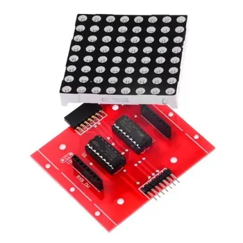 модул за водача с хлътва матрица 8Х8, plug произволно (без язви на матрицата), е Подходящ за разработка на микроконтролери Arduino