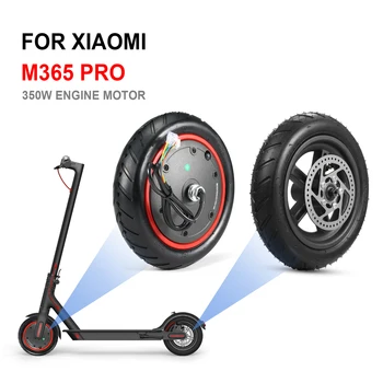 Моторно колело мощност 350 W 36 В с надуваема гума на главината на задното колело за електрически скутери Xiaomi M365 Pro, комплект гуми за скутер