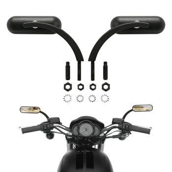 Мотоциклетни Мини-Овални Огледала За Harley Heritage Softail Sportster Dyna Road King