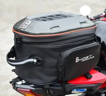 Мотоциклетът многофункционална чанта, раница за колоездене, мотоциклетът чанта за опашката, пълен с каска на два рамото, чанта с твърд корпус, led осветяване