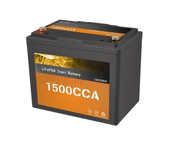 Мощност при стартиране, акумулаторна оловно-кисели вместо батерии 12V-50AH 1500CA, високо качество и голям капацитет