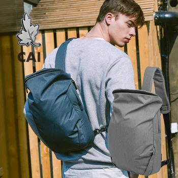 Мъжки модерна чанта-месинджър CAI с голям капацитет, ученически пътни чанти на рамо, мъжки раница