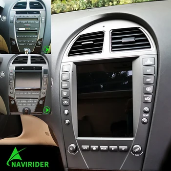 На екрана в Стил Tesla Android 13, Авто Радио, Стерео За Lexus ES240 ES250 ES300 ES330 ES350 ES 240 350, Видео плеър с GPS-Навигация