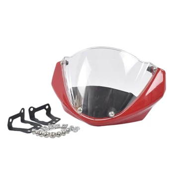 На предното стъкло на мотоциклет, шапки, обтекател на предното стъкло за Ducati Monster 696 795 796 M1100, червен
