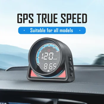 Нов Универсален автомобилен Hud дисплей A430G, GPS, уред за измерване на скоростта на превозното средство, уредът за измерване на височина, HD цифров дисплей