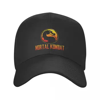 Нова класическа бейзболна шапка с логото на Mortal Kombat За мъже и Жени, регулируем бейзболна шапка за възрастни Sub Zero Scorpion Game Dad Шапка, пролетни шапки възстановяване на предишното положение