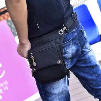 Нова мъжки найлон поясная чанта с ниска талия, военна пътна модерна многофункционална чанта-месинджър през рамо