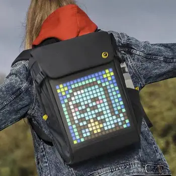 Нова раница Pixel pack второ поколение, чанта за компютър с голям капацитет с led екран, модерен спортен раница за пътуване