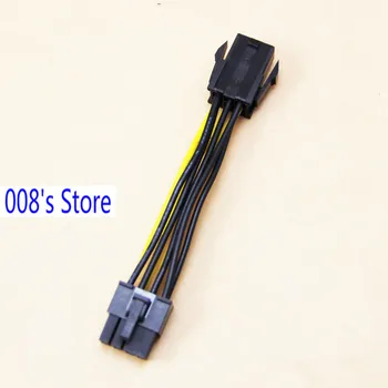 Новата 6-пинов кабел за свързване на видео карти от 10 см до 8-номера за контакт кабел graphics Line 18AWG