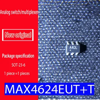 Нови оригинални spot MAX4624EUT+T печатащи AADL AADL SOT23-6 1 Ом, с ниско напрежение Аналогови ключове SPDT с един източник на захранване