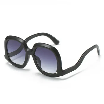 Новите модни летни Реколта овални слънчеви очила, дамски ретро пънк-вълнообразни Крачета, Слънчеви очила, Очила Нюанси Oculos De Sol Masculino