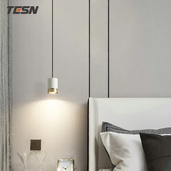 Нощна полилей изчистен скандинавски модерен минималистичен лампа за дневна, трапезария, малък полилей, нощна лампа за спални