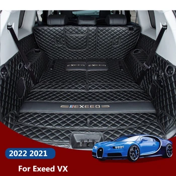 Обичай Подложка за Багажника Exeed VX 2021 2022 Chery Здрав Товарен Подложка Килими За Багажника Аксесоари на вътрешния Капак