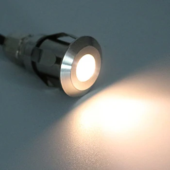 Озеленяване подземен мини лампа IP68, една лампа от неръждаема стомана 0,3 W, 2 г. гаранция от 3000 До 6000 До