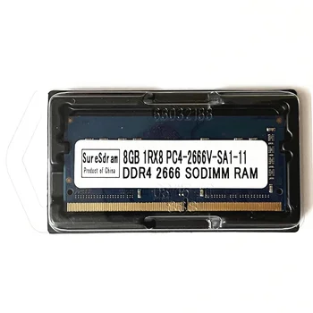 Оперативна памет SureSdram DDR4 8GB 2666MHz sodimm памет за лаптоп 260pin DDR4 8GB 1RX8 PC4-2666V-SA1-11