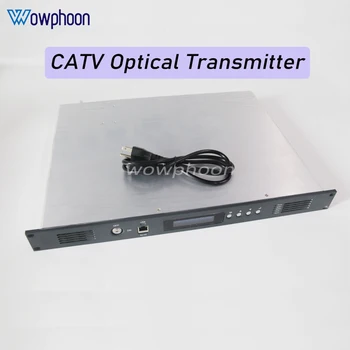 Оптичен предавател с директна модулация CATV 1550 Модулиращ Предавател 3/710dBm RF-Оптичен преобразувател с Един източник на захранване