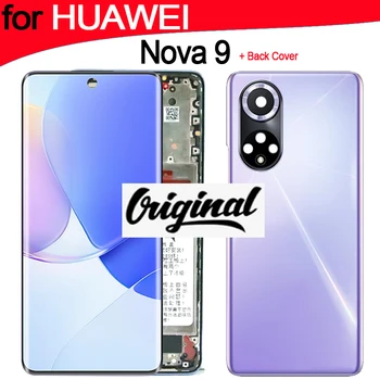 Оригинален За Huawei Nova 9 Дигитайзер с LCD Сензорен екран в Събирането На Huawei Nova9 NAM-AL00 NAM-LX9 Дисплей с Задния капак