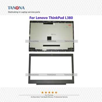 Оригинален Нов 02DA293 02DA287 Сребро За Lenovo Thinkpad L380 20M5 20M6 LCD-капак на Задната част на Кутията Горната част на Корпуса Делото LCD Преден Панел