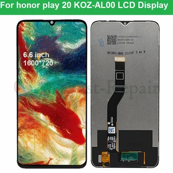 Оригинални LCD дисплей за Huawei Honor Play 20 LCD сензорен дисплей, Дигитайзер, Play20, Дисплей YAL-L21, Резервни Части за Честта Play 20 LCD