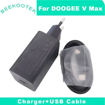 Оригинално Ново Зарядно DOOGEE V MAX VMAX 33 W За Мобилен Телефон, Бързо Зарядно Устройство За Пътуване, USB-Кабелна Линия EU Plug Type-C За Телефон DOOGEE V Max