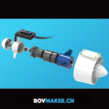 Подводен витлото ROVMAKER Водоустойчив захранване за мото Вграден електронен регулатор на скоростта с положителен обръщане 30A ESC ROV