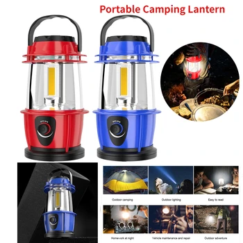 Походный лампа, Акумулаторна батерия USB походный лампа, Уличен фенер за палатка, регулиращи се на 360 градуса фенерче, авариен фенер