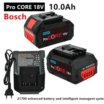 Преносимото Батерия CORE18V 10.0 Ah ProCore за Безжични Инструменти на Bosch 18V System Professional BAT609 BAT618 GBA18V80 21700 Cell
