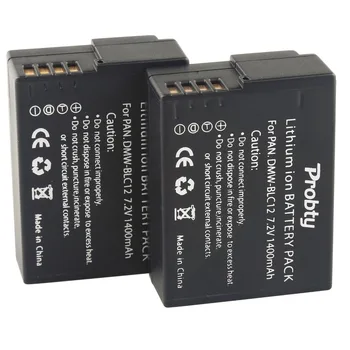 Проба 2 бр. DMW-BLC12 DMW BLC12PP BLC12E BP-DC12 Батерия за Panasonic DMC GH2 G7 G6 G5 DMC-GH2 V-LUX4 FZ200 FZ1000 FZ2500