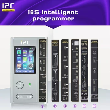Програмист I2C i6S за iPhone 6-13 далеч ProMax, фоточувствительный, оригинален цвят, функция True Tone, батерия, точков матричен ремонт на пръстови отпечатъци