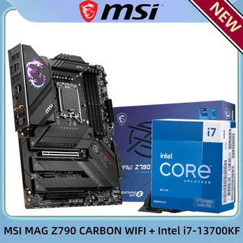 Процесор Intel i7 13700KF + дънна Платка MSI MPG Z790 CARBON WIFI LGA 1700 слот за PC