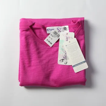 Разпродажба! Тениска с базовия слой от мериносова вълна за момичета, спортна тениска от 100% мериносова вълна за момичета, размерът на САЩ 8-14 години