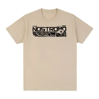Реколта тениска Nostromo, култов научно-фантастичен филм е 