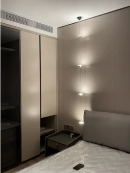 Скандинавски led под лампа за дневна, с модерен минималистичен дизайн декор за включване на месинг окачен кът, нощно шкафче, Мраморно осветление в помещенията