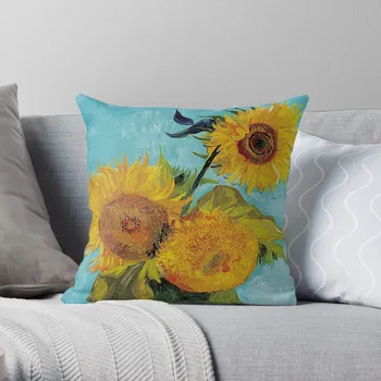 Слънчогледи от Van GoghThrow, детски възглавници, луксозни възглавнички
