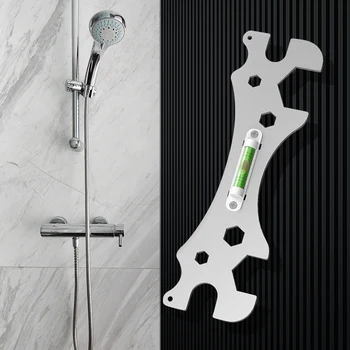 Специални гаечни инструменти Многофункционален сгъсти шестостенния ключ от неръждаема стомана за монтаж на кран на душа в банята