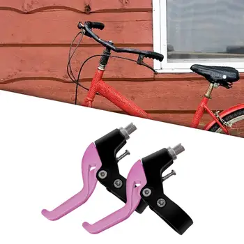 Спирачен лост на детския велосипед розово за 12-20 инчов спирачка дръжка на детския велосипед, резервни части за спирачен лост на детския велосипед, аксесоари за велосипеди