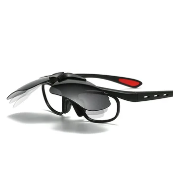 Спортни очила за каране Модни улични поляризирани слънчеви очила мъжки ветроупорен слънчеви очила за нощно виждане Спорт Колоездене