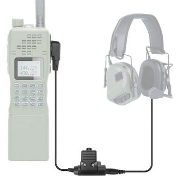 Страйкбольная тактическа слушалки Baofeng U94 ПР с радио Baofeng UV-5R UV-S9 Плюс UV-10R AN/PRC 152 152A 148 2Pin