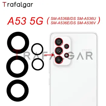 Стъклен Капак на обектива задната камерата За SAMSUNG GALAXY а a53 5G Смяна + залепваща стикер A536 SM-A536B/DS A536U A536E A536V