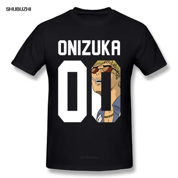 Тениска Страхотно Момче Great Teacher Onizuka GTO с кръгло деколте, дизайн на японския аниме, стръмни мъжки тениски
