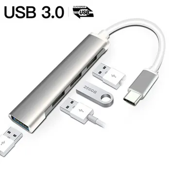 Удължителен кабел тип C, център, зарядно устройство, USB C, компютърен ивица на USB 3.0