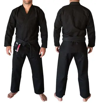 УНИСЕКС, 3 вида цветове, черно/синьо/бяло, облекла за бойни изкуства от чист памук, джудо, judogi, BJJ, спортни костюми, джиу-джицу, униформи за джу-джицу