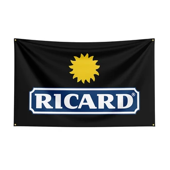 флаг Ricards 90x150 см, бира банер с принтом от полиестер за декор 1
