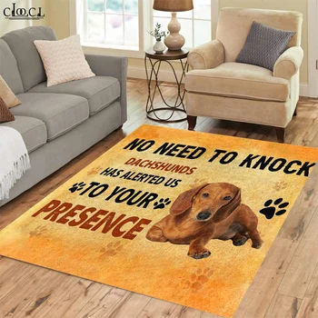 Фланелевый килим CLOOCL, не е необходимо да знаете, подложка с 3D принтом животни, голям килим за хол, легла, подложка за баня, аксесоари за дома