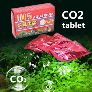 Хапчета за отвеждане на Co2 в аквариума, Добавка за отделяне на въглероден двуокис В Аквариума, за растежа на водни растения, билки, Аксесоари за Аквариум