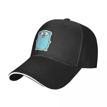 Хит на продажбите - Стокова шапка Go Golang Gopher, бейзболна шапка, бейзболна шапка, кожа шапка, мъжка шапка, дамски