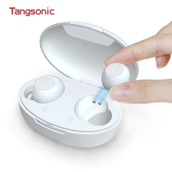 Цифров слухов апарат, Tangsonic в ухото Z-300 за по-големи деца, чист звук, акумулаторна батерия невидим усилвател със зарядно устройство