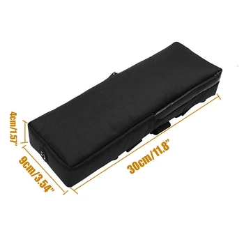 Чанта за батерията електрически скутер, предната Водоустойчива чанта за съхранение на батерията Ebike, велосипедна чанта 30x9x4 см