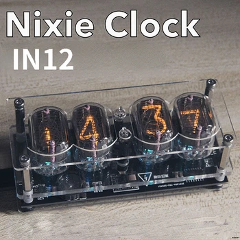 Часовници Nixie IN12 glow tube glow ретро носталгия електронни часовници-часовник подарък за работния плот творческа обстановка подарък в стил киберпънк