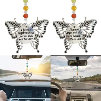 Широко приложение, атрактивен интериор окачване-талисман във формата на пеперуди в интериора на колата, 2 стил, Автомобили окачване, креативна форма, автомобилни аксесоари